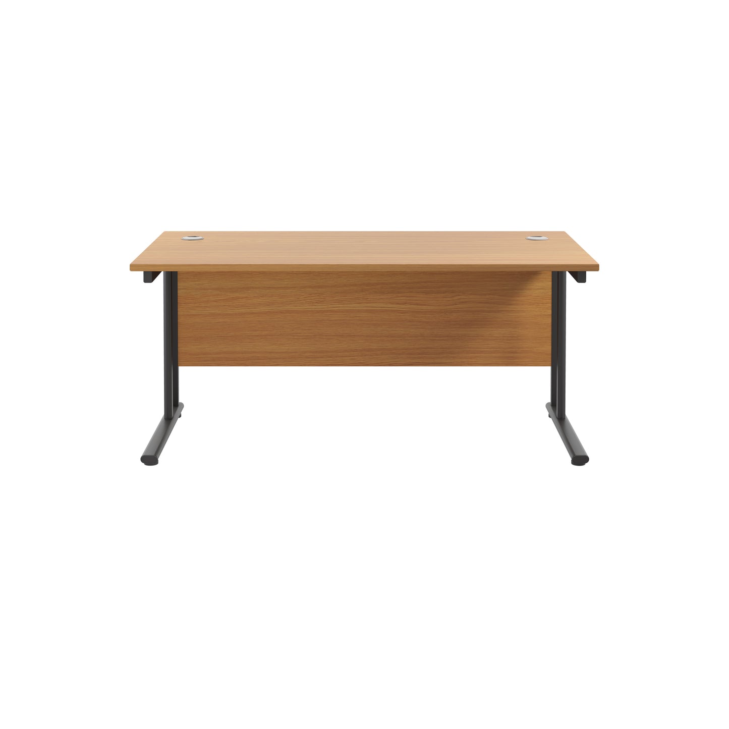 Twin Upright Rectangular Desk: 800mm Deep (FSC)