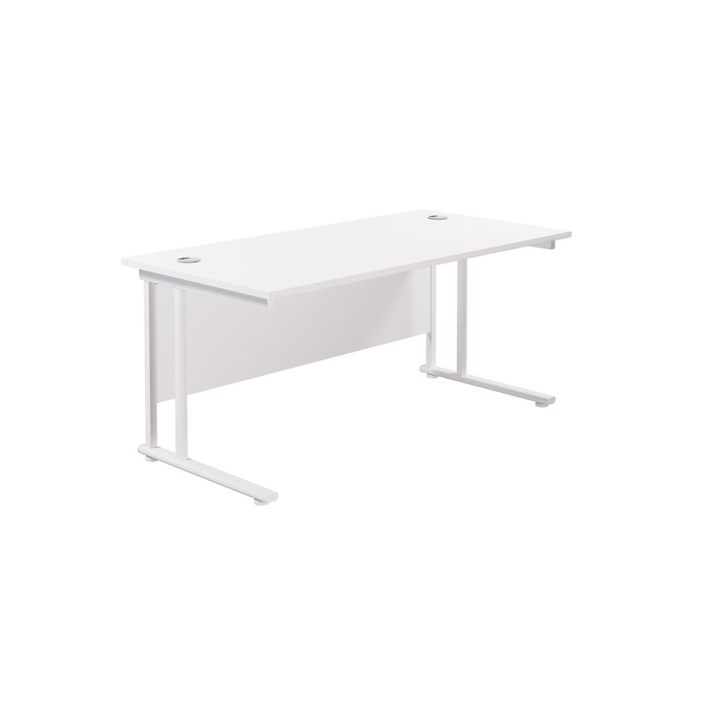 Aztec|Twin Upright|Rectangular Desk|1600x800|White-White