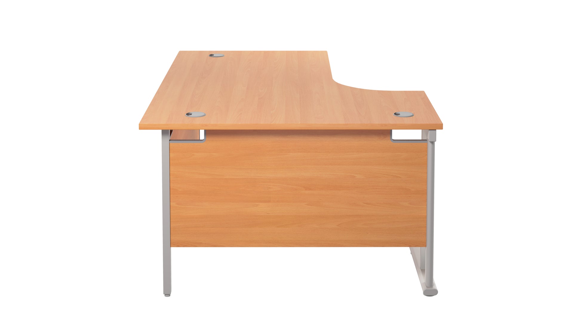 Twin Upright Left Hand Radial Desk (FSC)