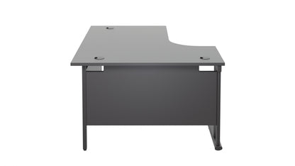 Twin Upright Left Hand Radial Desk (FSC)