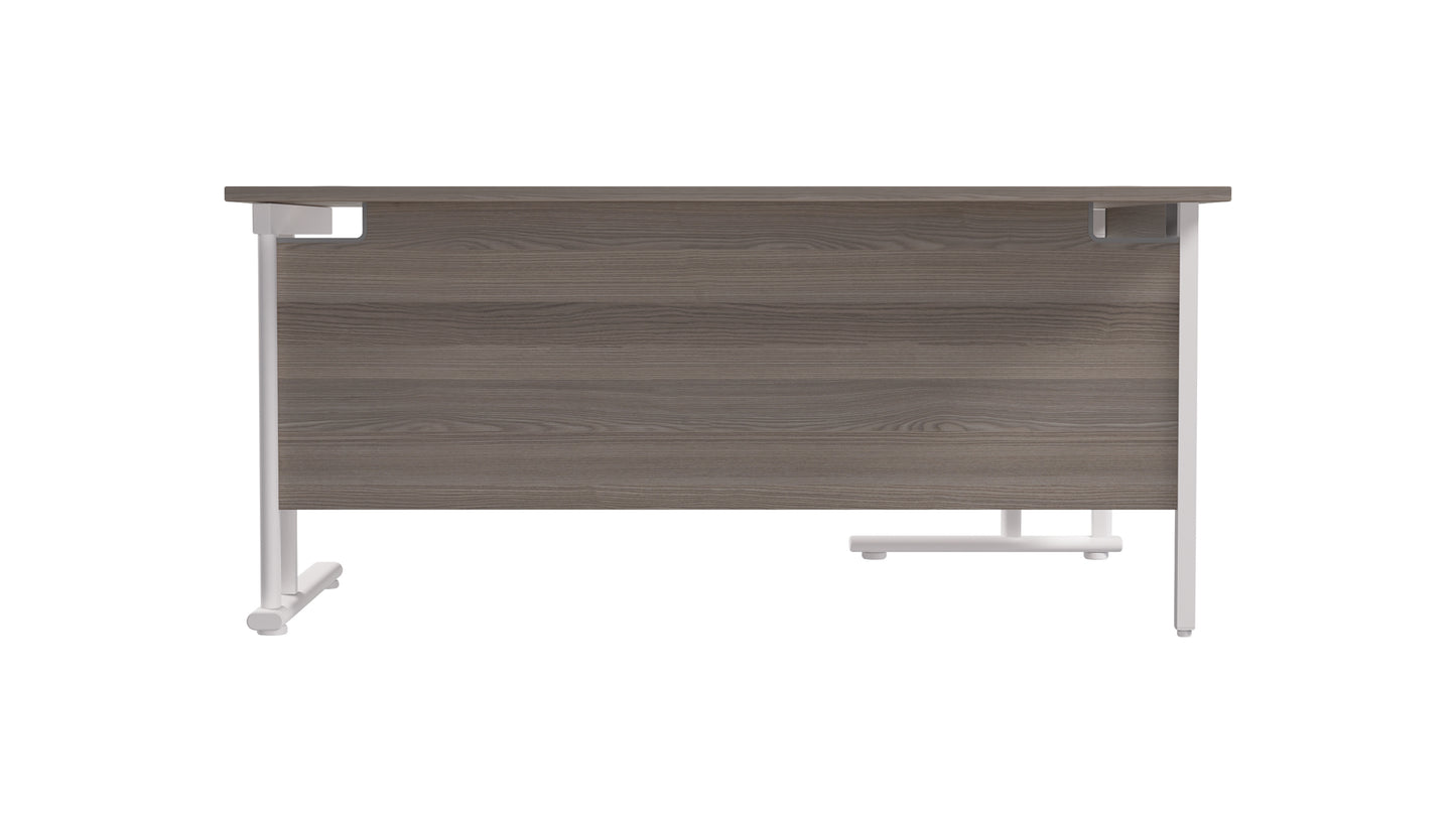 Twin Upright Left Hand Radial Desk (FSC)