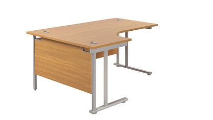 Aztec|Twin Upright|Left Hand|Radial|Desk|1800x800|Nova Oak-Silver