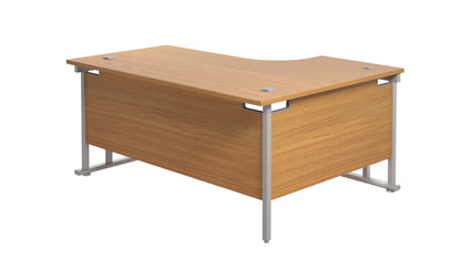 Twin Upright Left Hand Radial Desk (FSC)