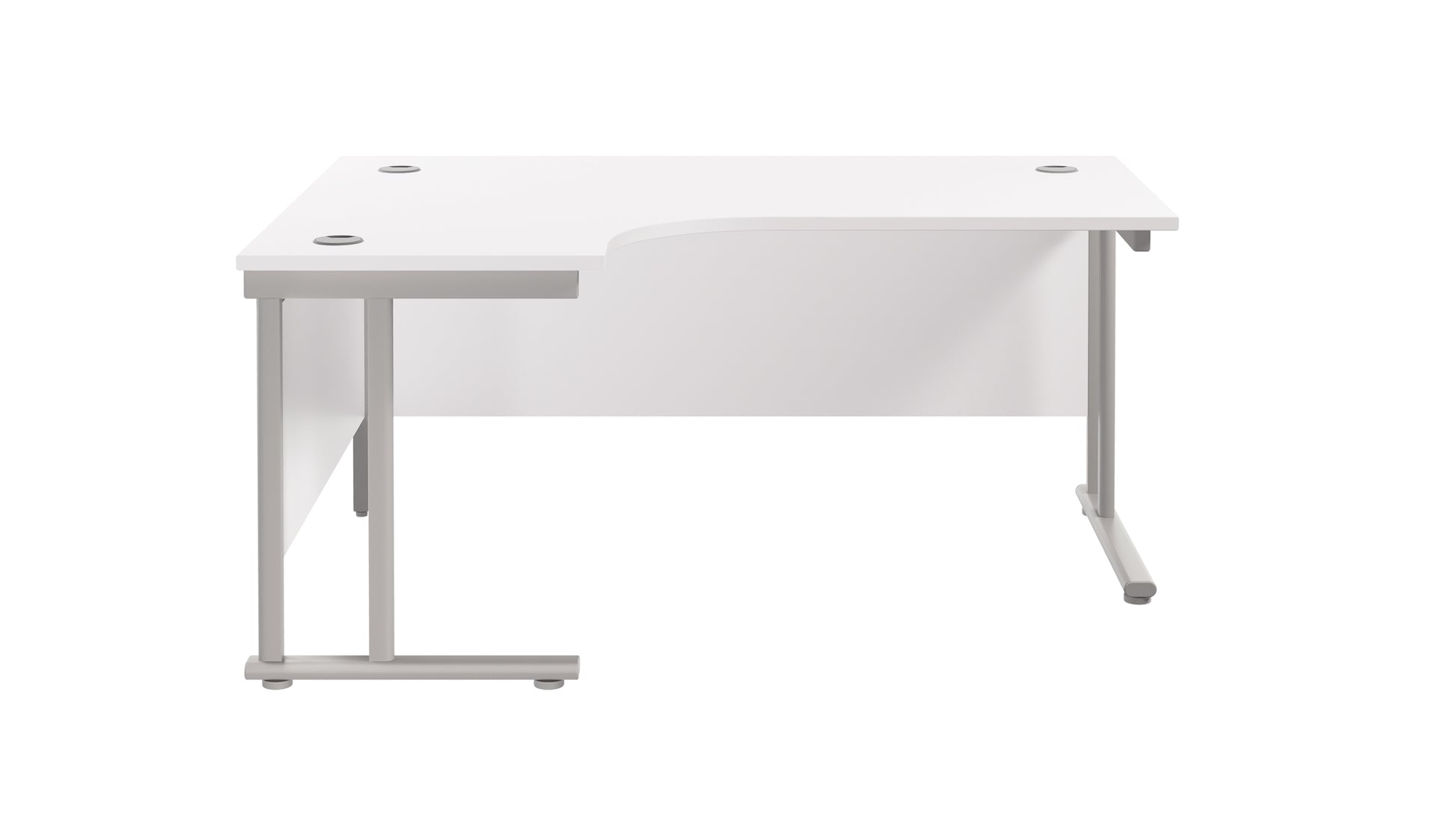 Twin Upright Left Hand Radial Desk (FSC)