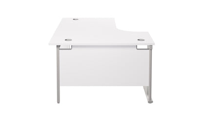 Twin Upright Left Hand Radial Desk (FSC)