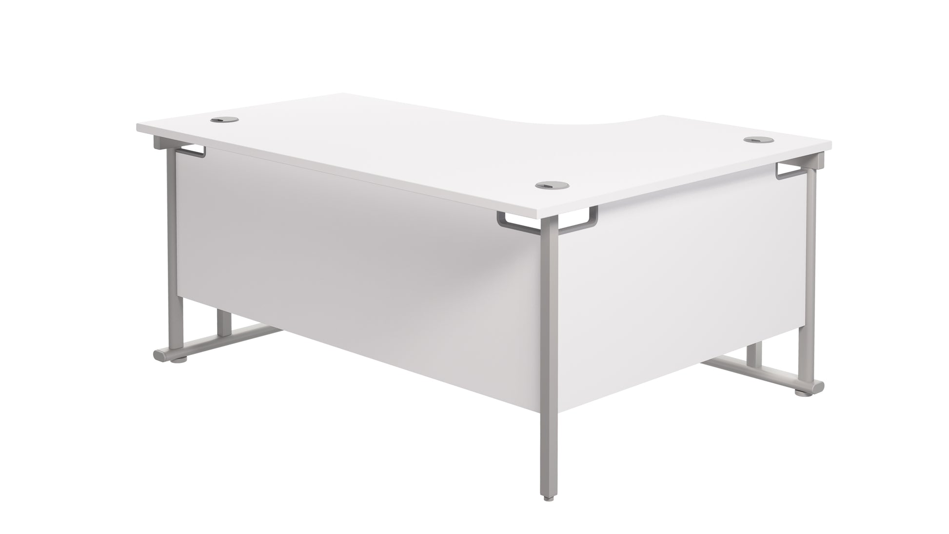 Twin Upright Left Hand Radial Desk (FSC)