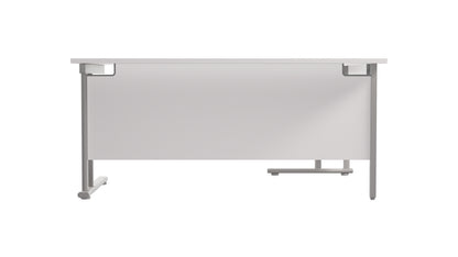 Twin Upright Left Hand Radial Desk (FSC)