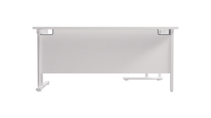 Twin Upright Left Hand Radial Desk (FSC)