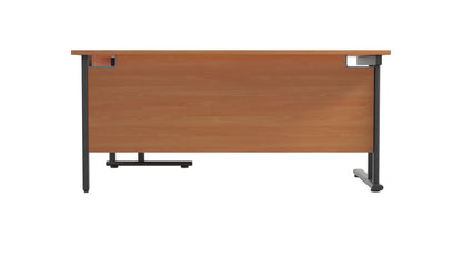 Twin Upright Right Hand Radial Desk (FSC)