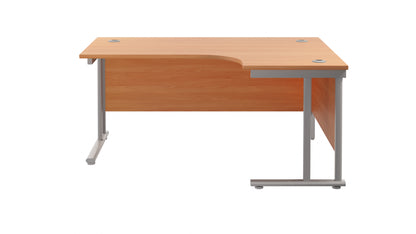 Twin Upright Right Hand Radial Desk (FSC)