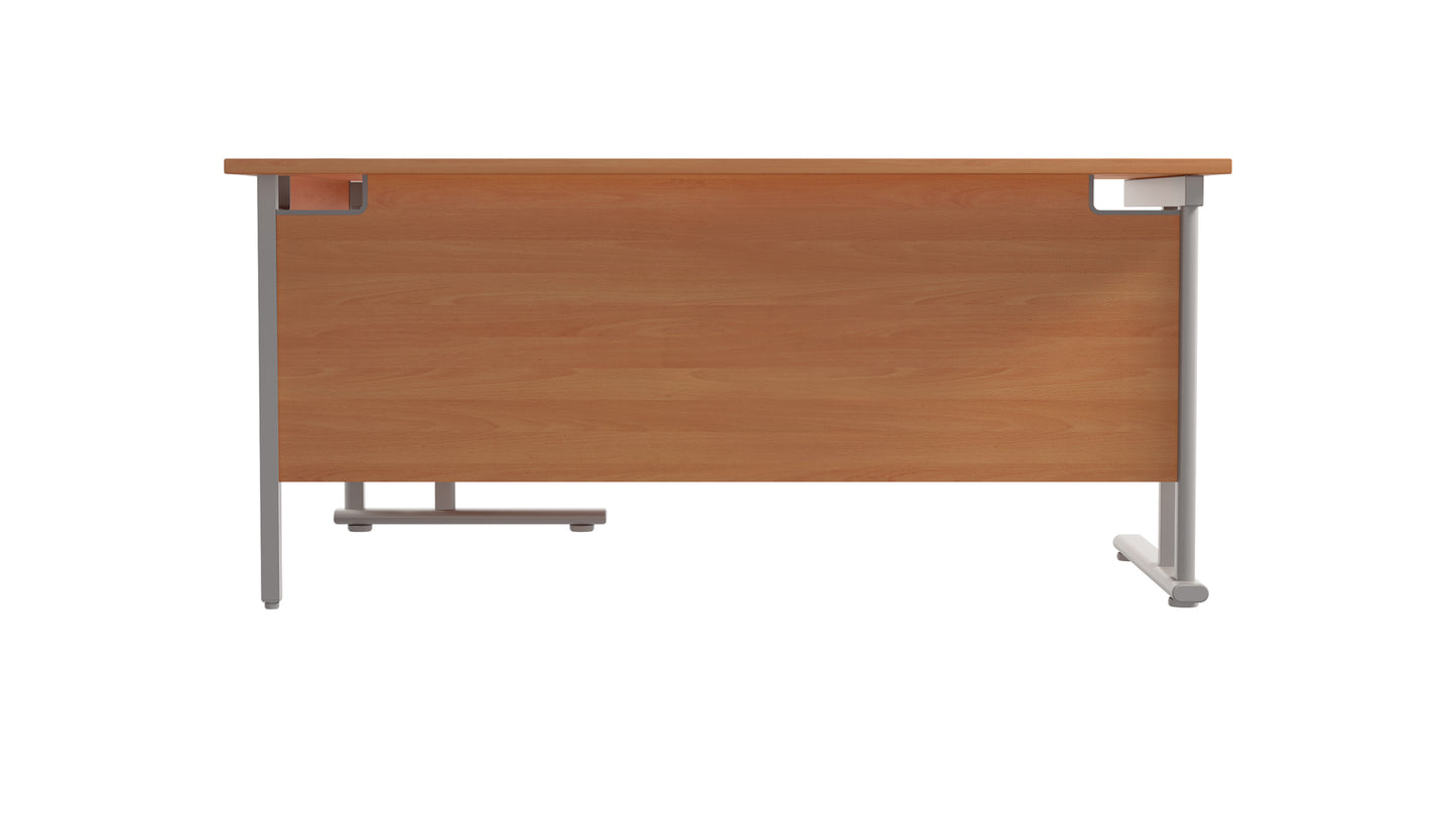 Twin Upright Right Hand Radial Desk (FSC)