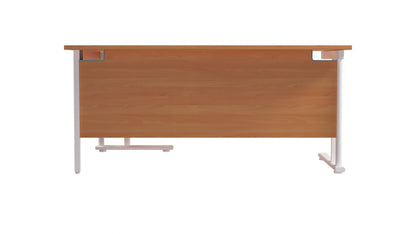 Twin Upright Right Hand Radial Desk (FSC)