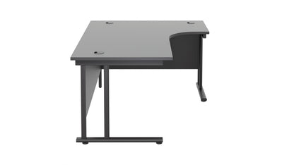 Twin Upright Right Hand Radial Desk (FSC)