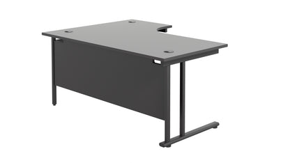 Twin Upright Right Hand Radial Desk (FSC)