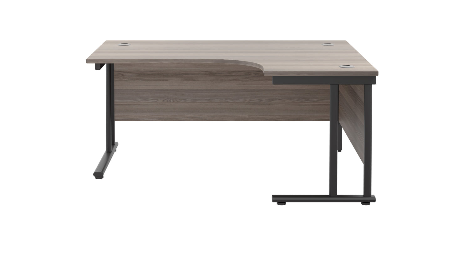Twin Upright Right Hand Radial Desk (FSC)