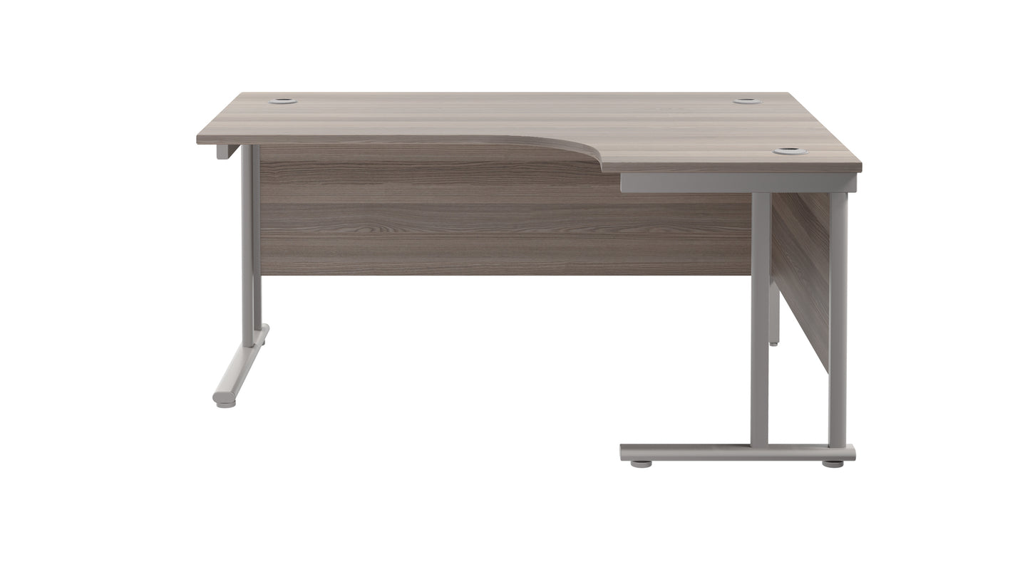 Twin Upright Right Hand Radial Desk (FSC)