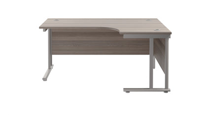 Twin Upright Right Hand Radial Desk (FSC)