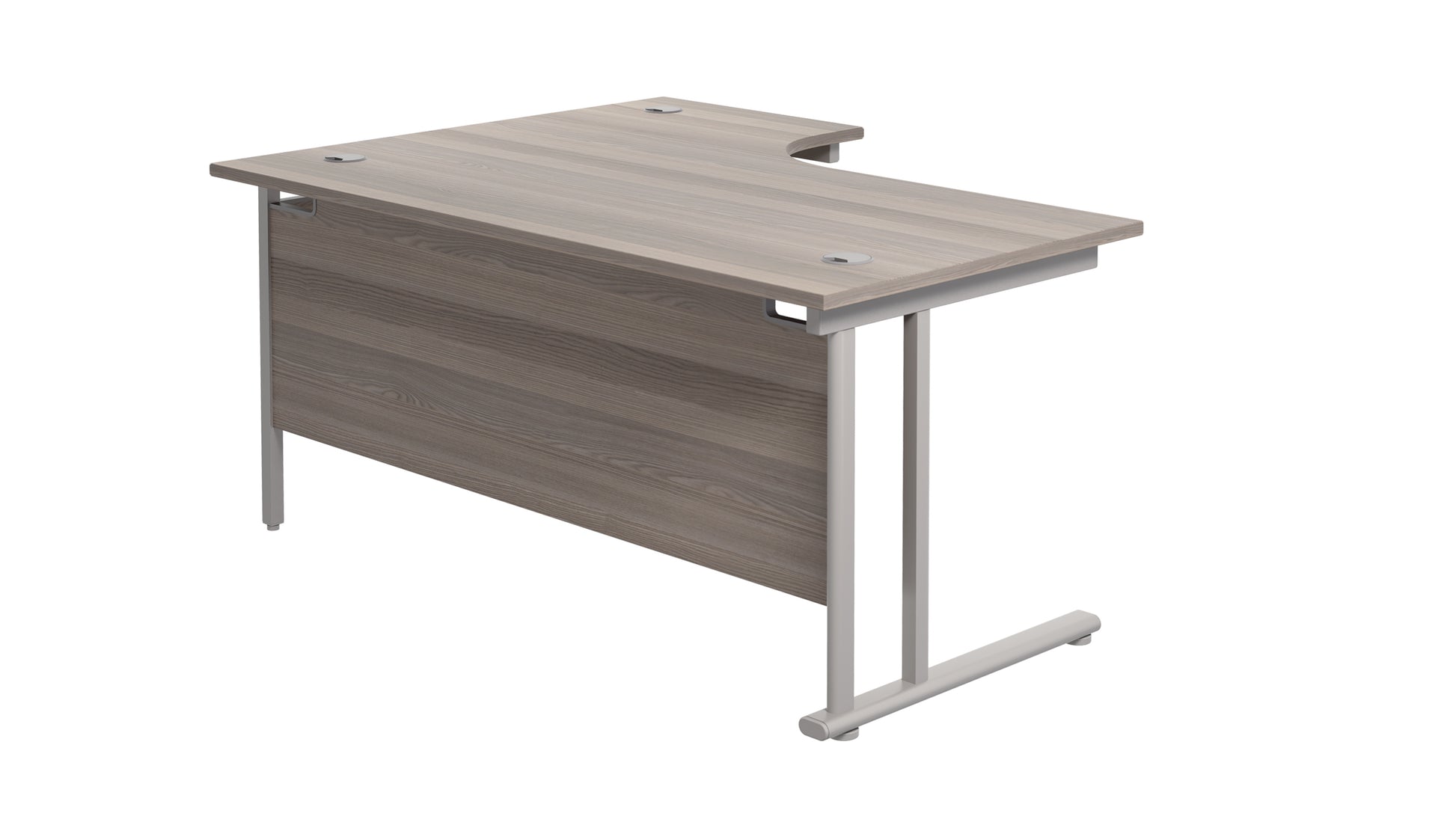 Twin Upright Right Hand Radial Desk (FSC)