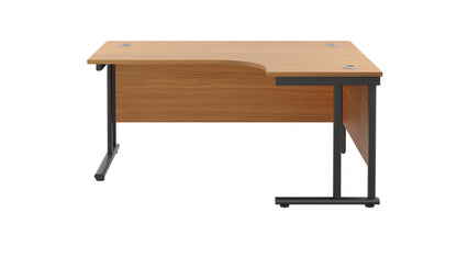 Twin Upright Right Hand Radial Desk (FSC)