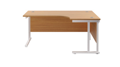 Twin Upright Right Hand Radial Desk (FSC)