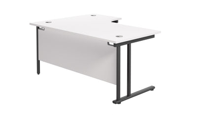 Twin Upright Right Hand Radial Desk (FSC)
