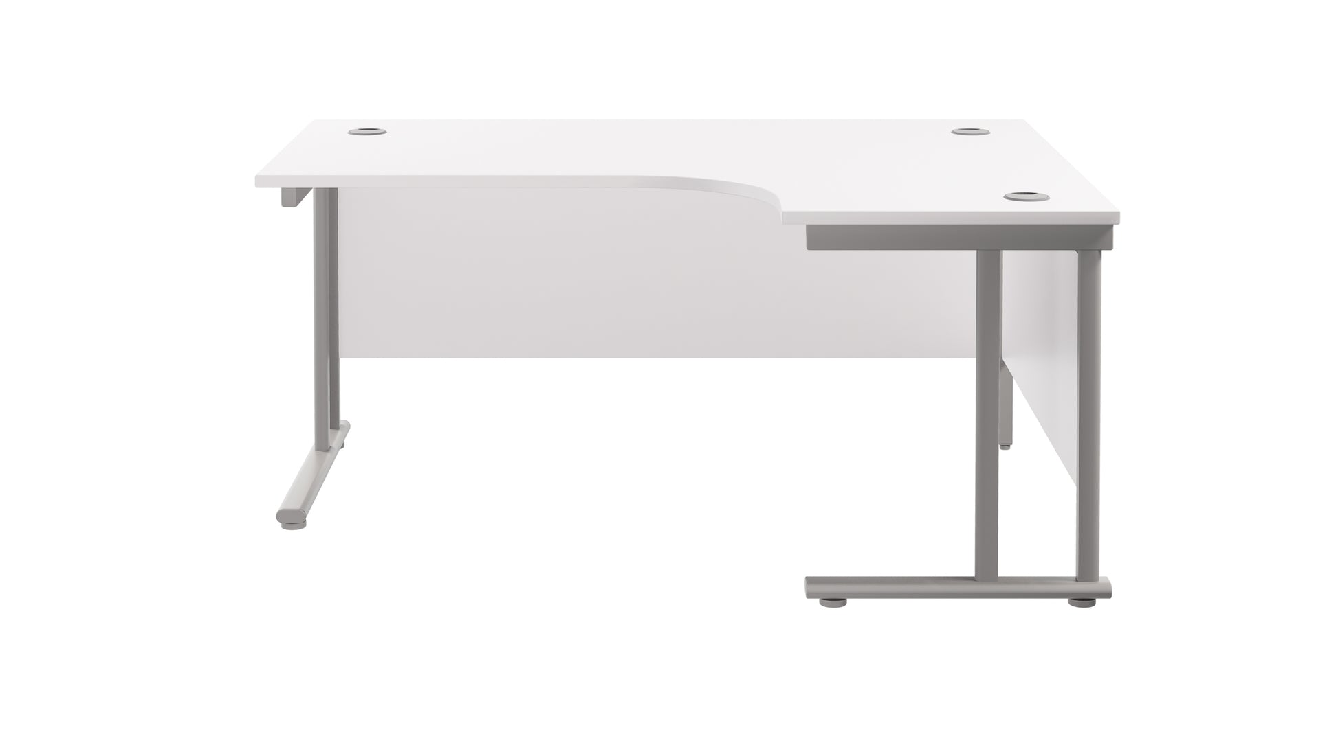 Twin Upright Right Hand Radial Desk (FSC)