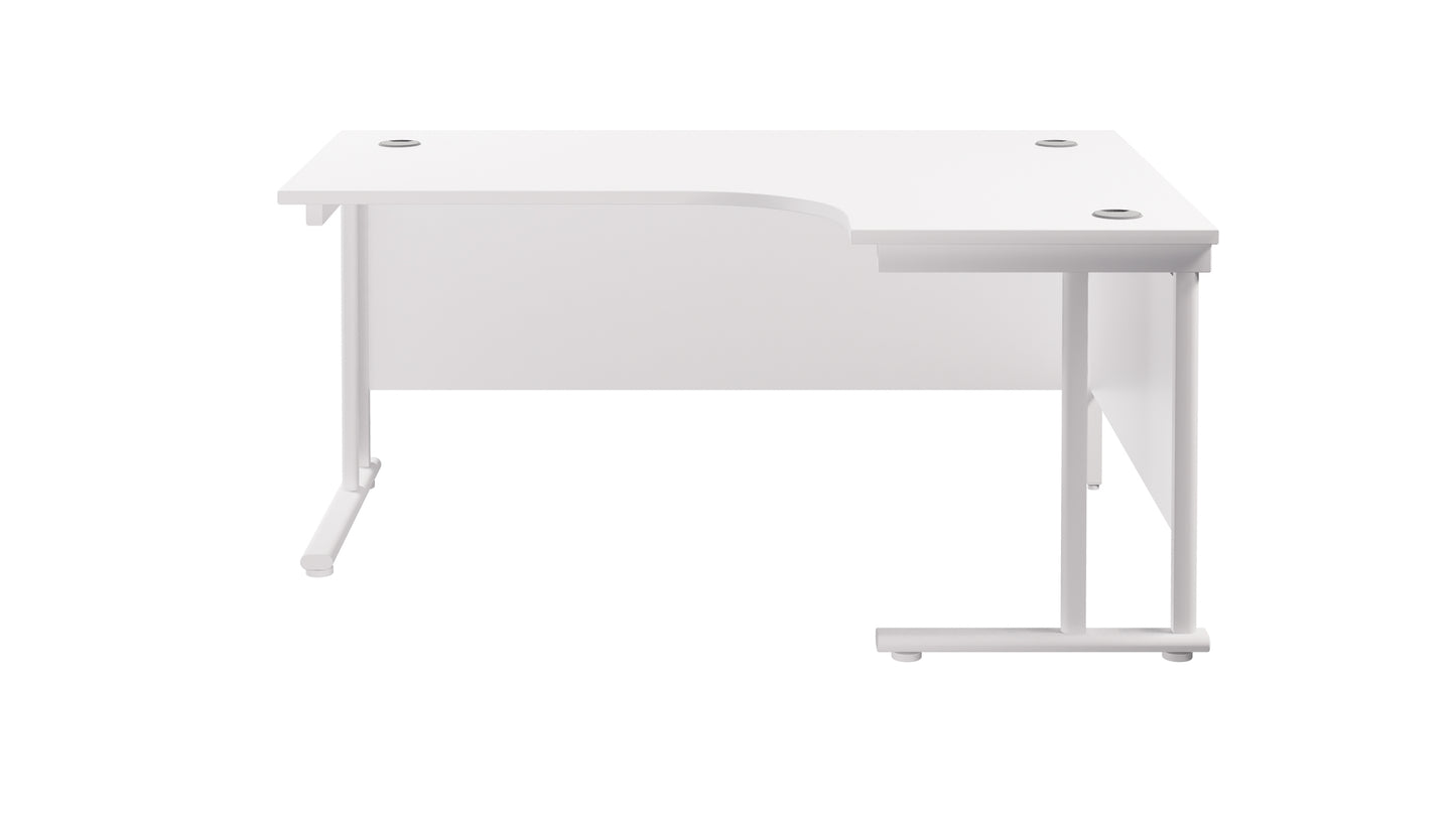 Twin Upright Right Hand Radial Desk (FSC)