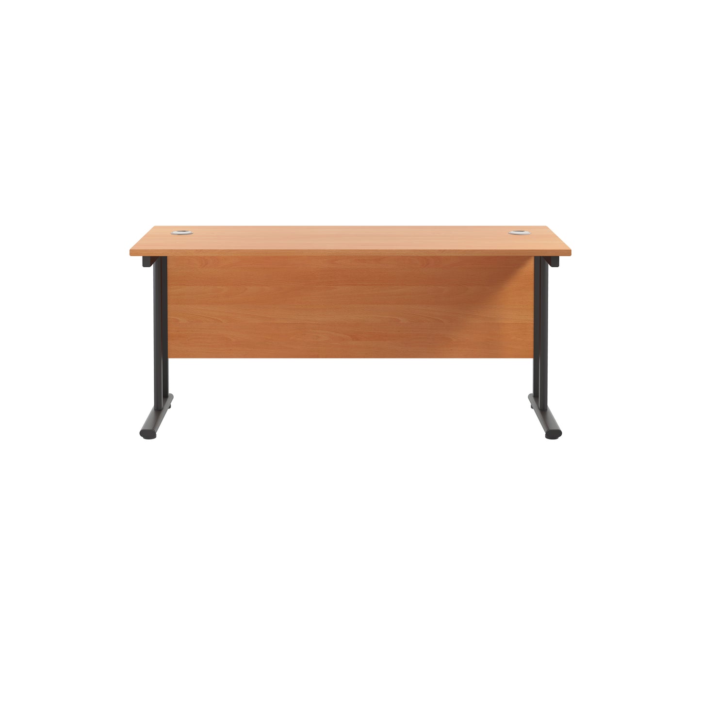 Twin Upright Rectangular Desk: 600mm Deep (FSC)
