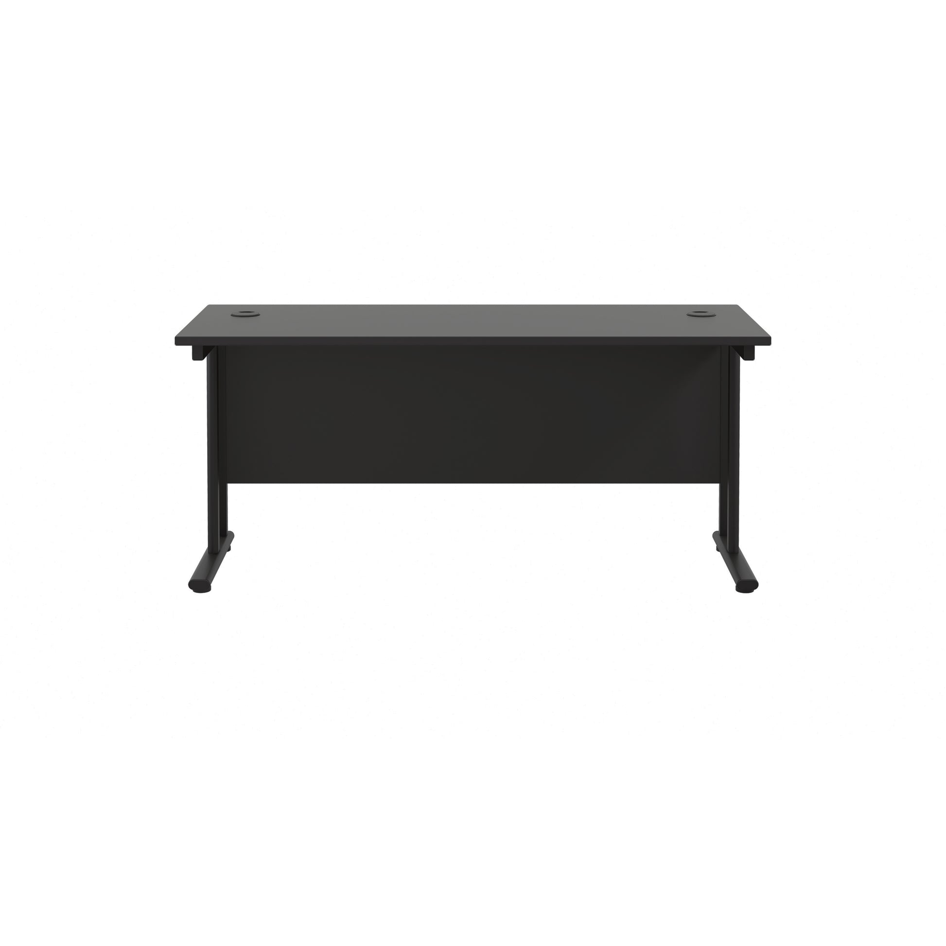 Twin Upright Rectangular Desk: 600mm Deep (FSC)