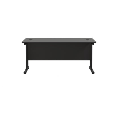 Twin Upright Rectangular Desk: 600mm Deep (FSC)