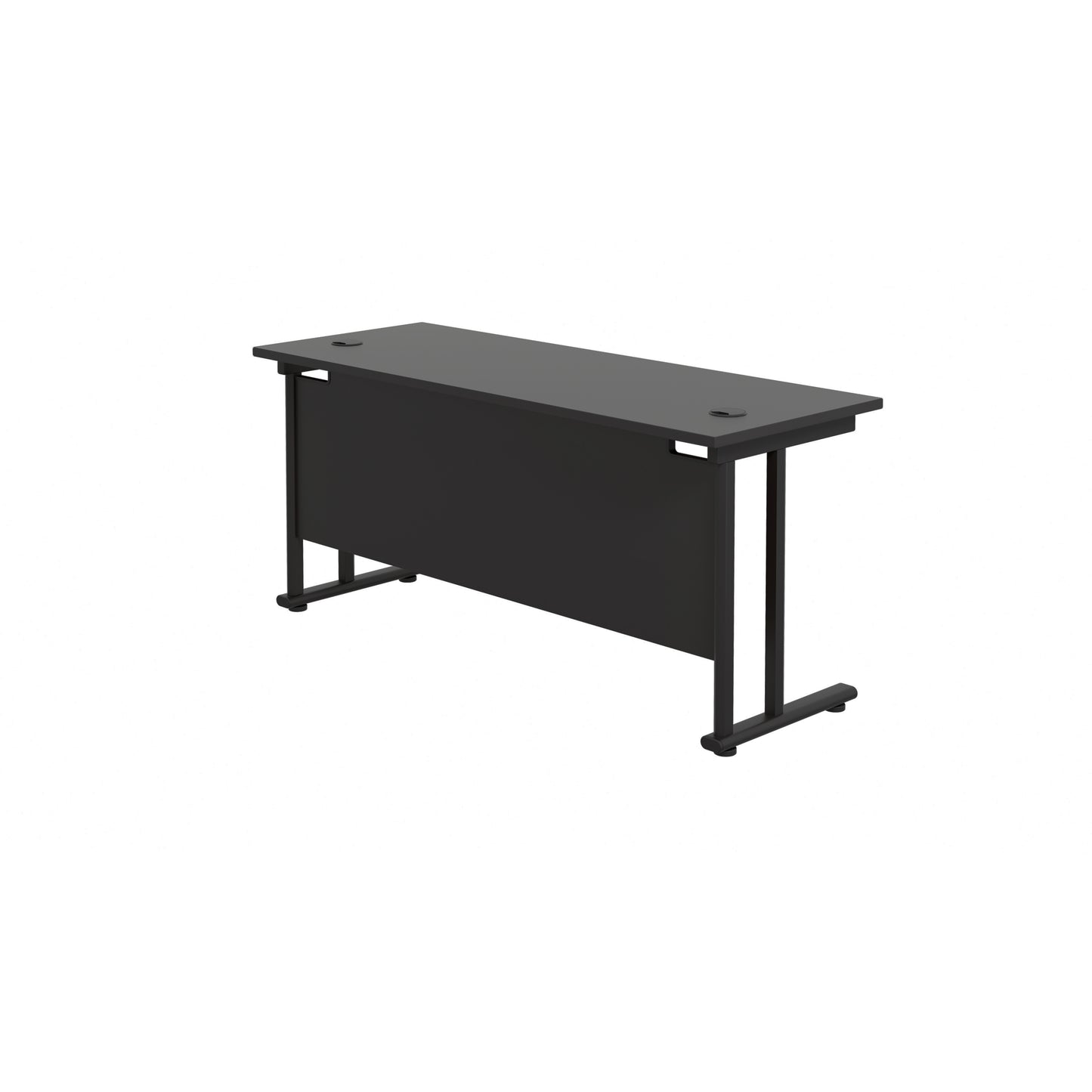 Twin Upright Rectangular Desk: 600mm Deep (FSC)