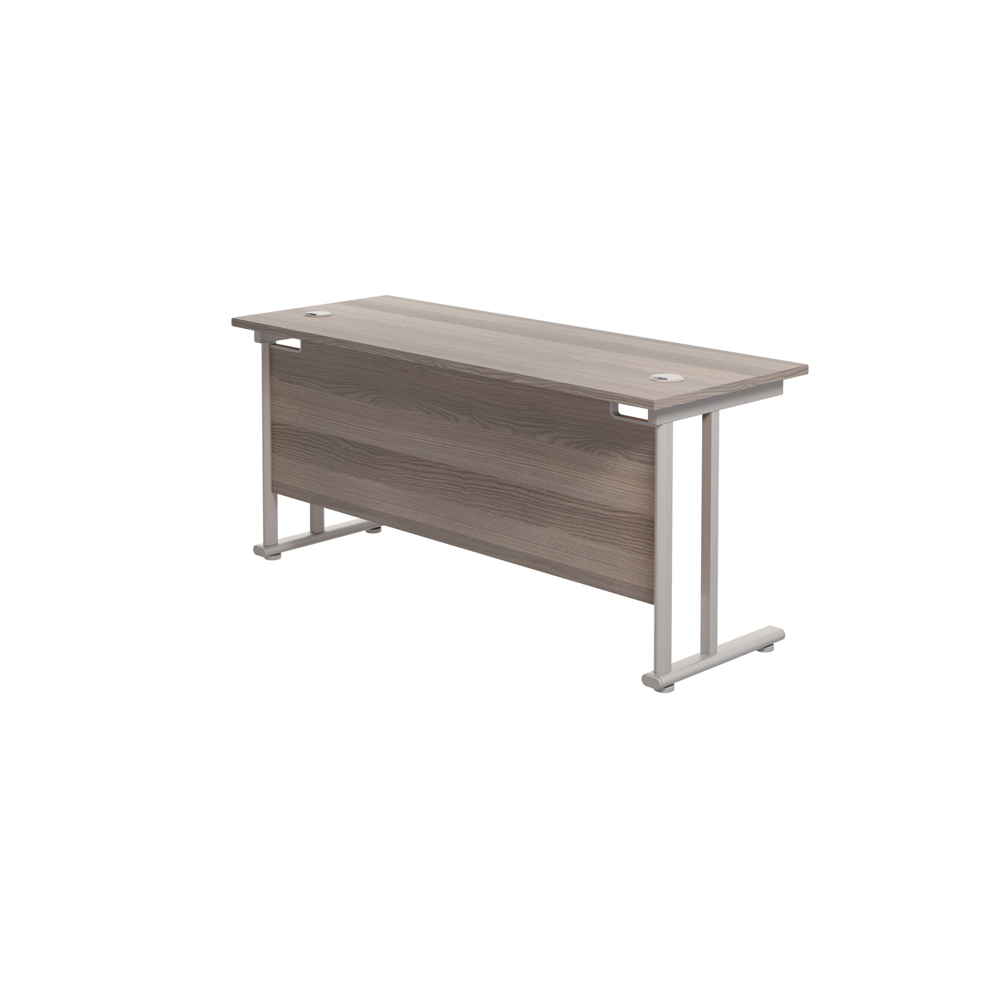 Twin Upright Rectangular Desk: 600mm Deep (FSC)