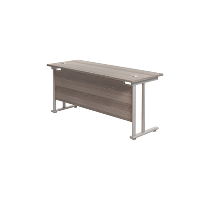 Twin Upright Rectangular Desk: 600mm Deep (FSC)