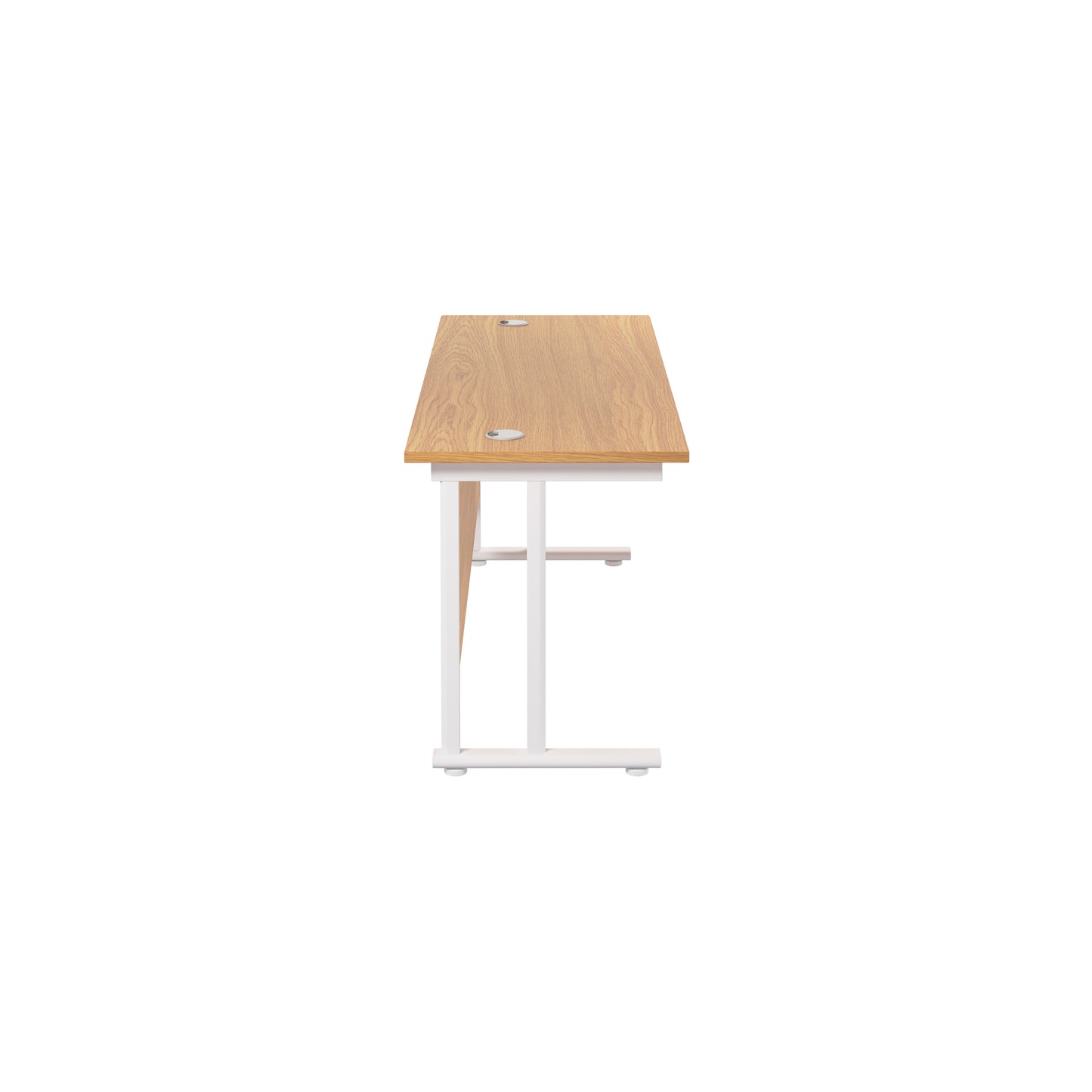 Twin Upright Rectangular Desk: 600mm Deep (FSC)