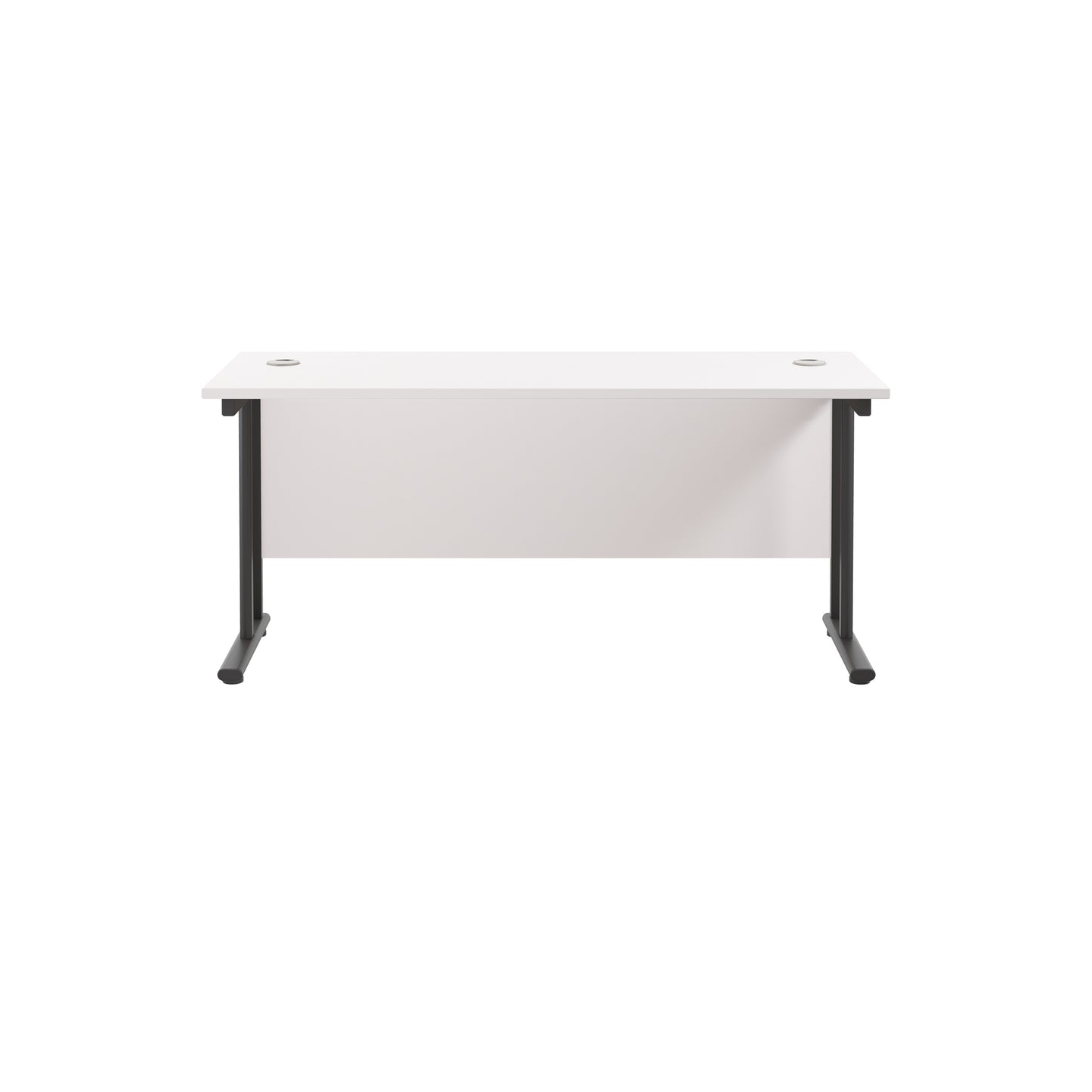 Twin Upright Rectangular Desk: 600mm Deep (FSC)