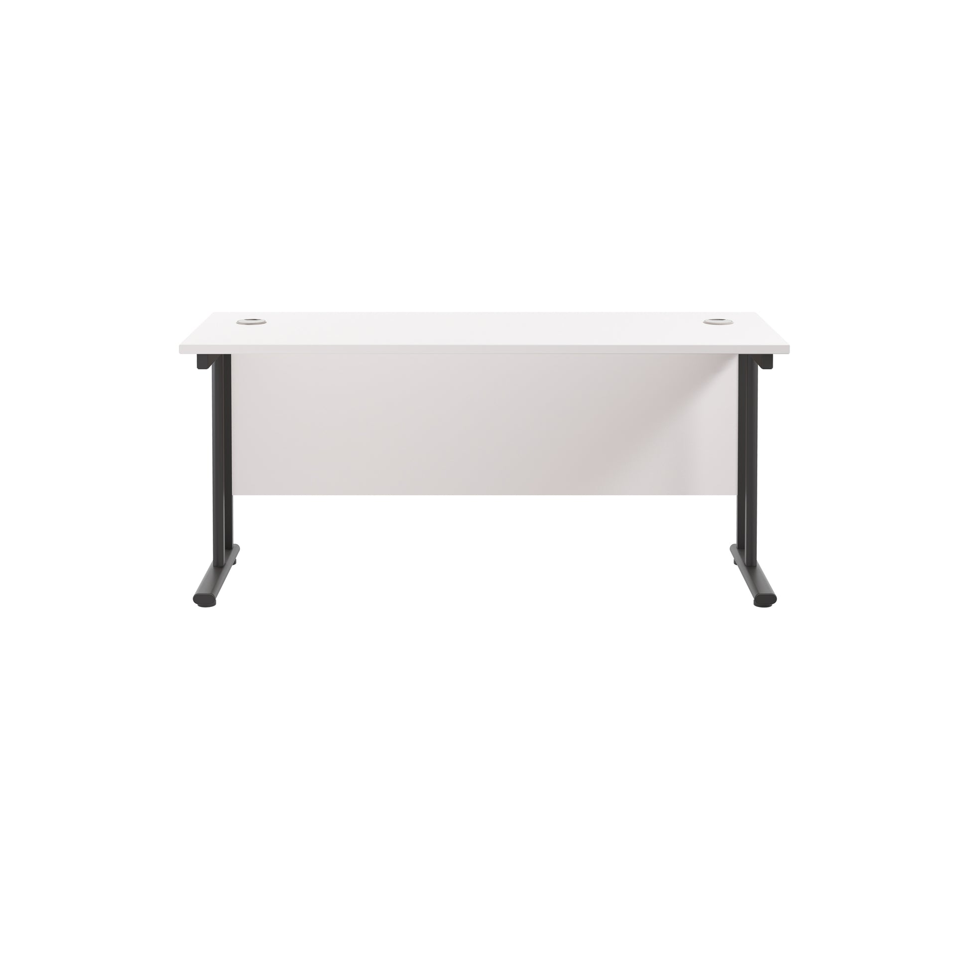 Twin Upright Rectangular Desk: 600mm Deep (FSC)