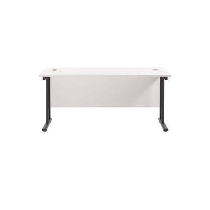 Twin Upright Rectangular Desk: 600mm Deep (FSC)