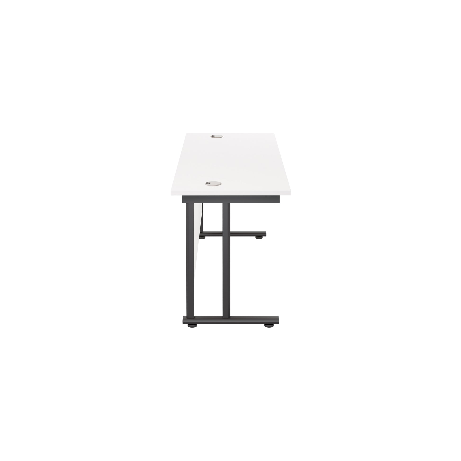 Twin Upright Rectangular Desk: 600mm Deep (FSC)
