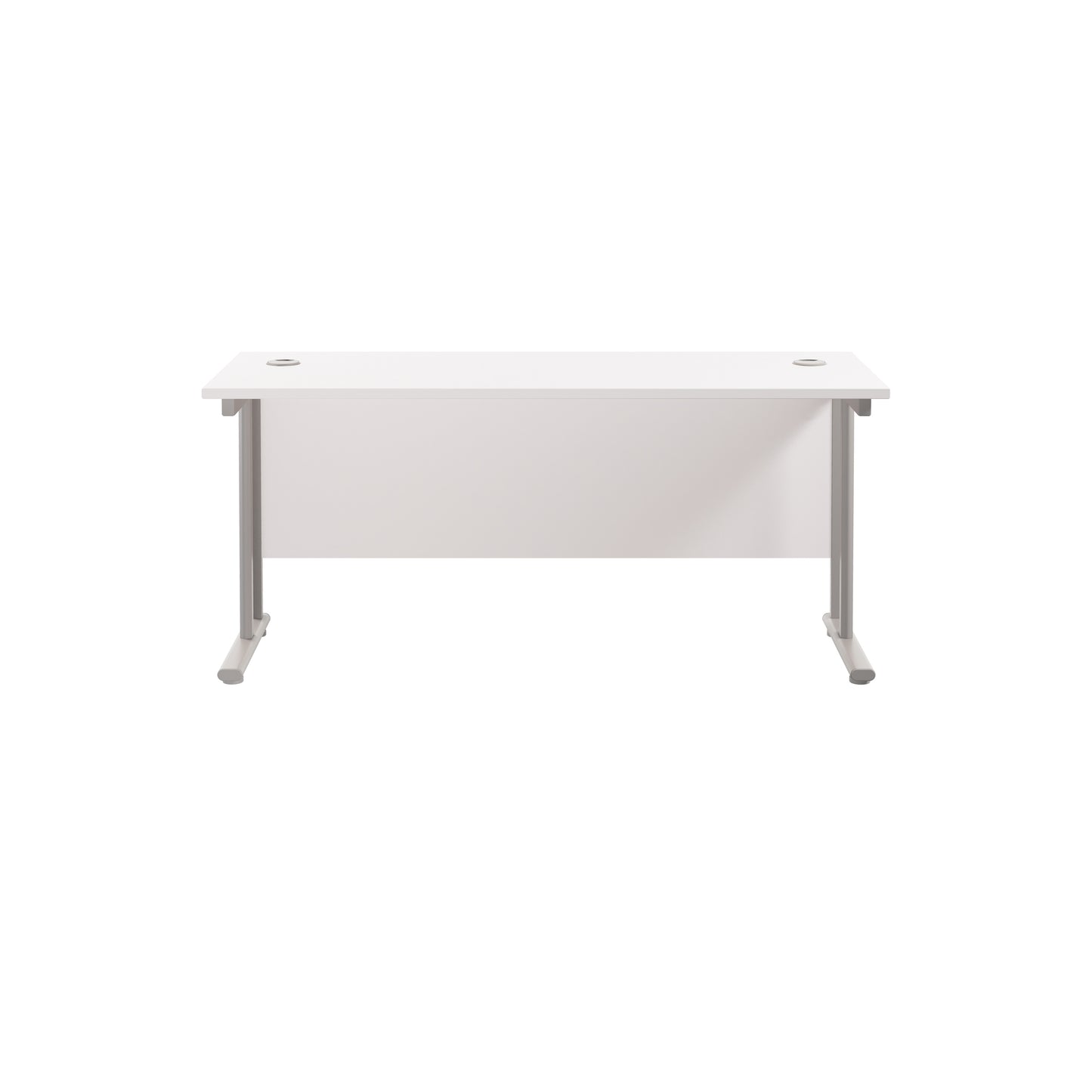 Twin Upright Rectangular Desk: 600mm Deep (FSC)