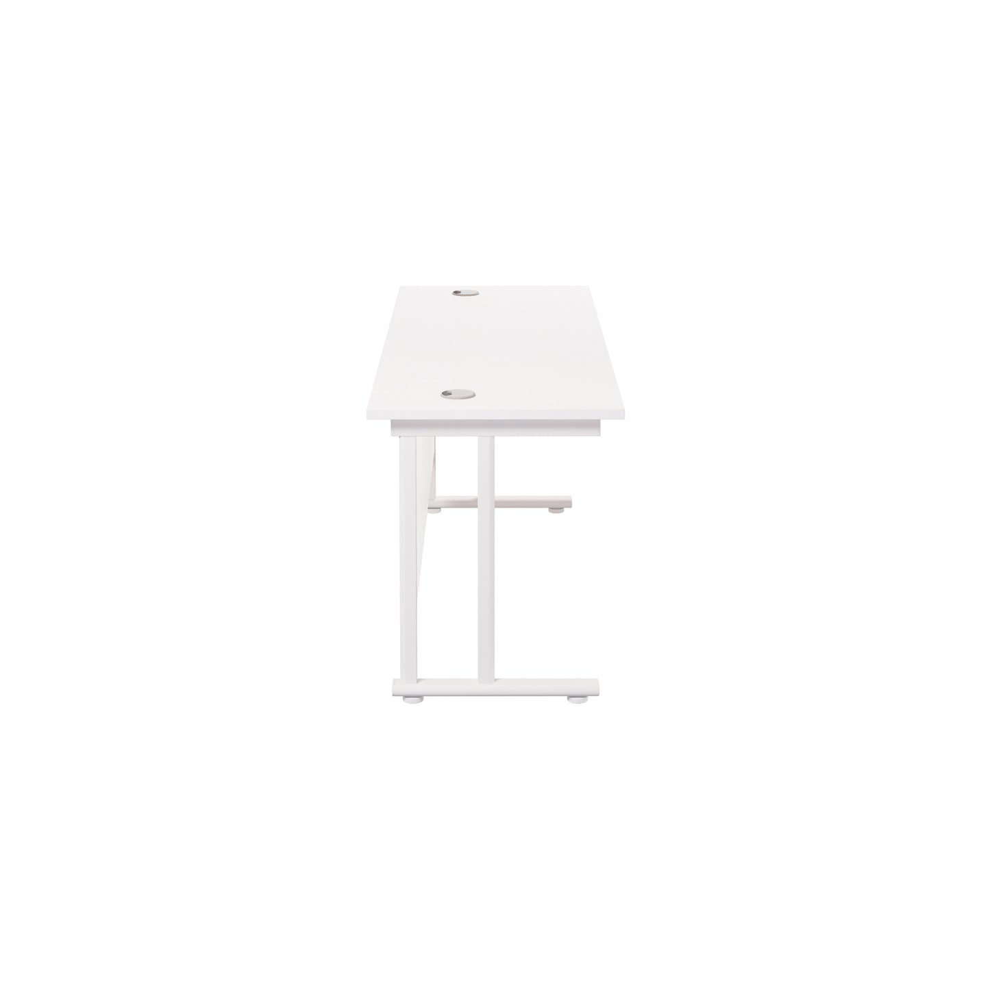 Twin Upright Rectangular Desk: 600mm Deep (FSC)