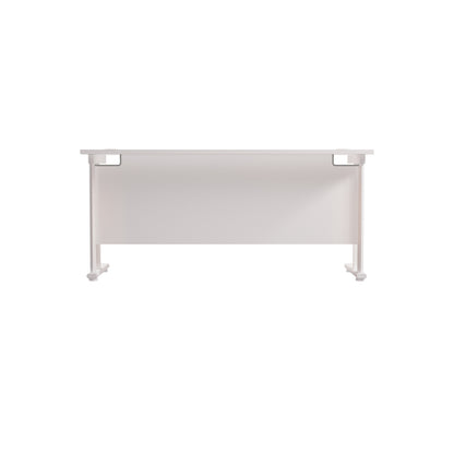 Twin Upright Rectangular Desk: 600mm Deep (FSC)
