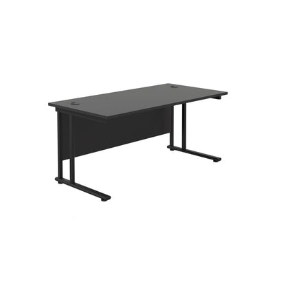 Aztec|Twin Upright|Rectangular|Desk|1800x800|Black-Black