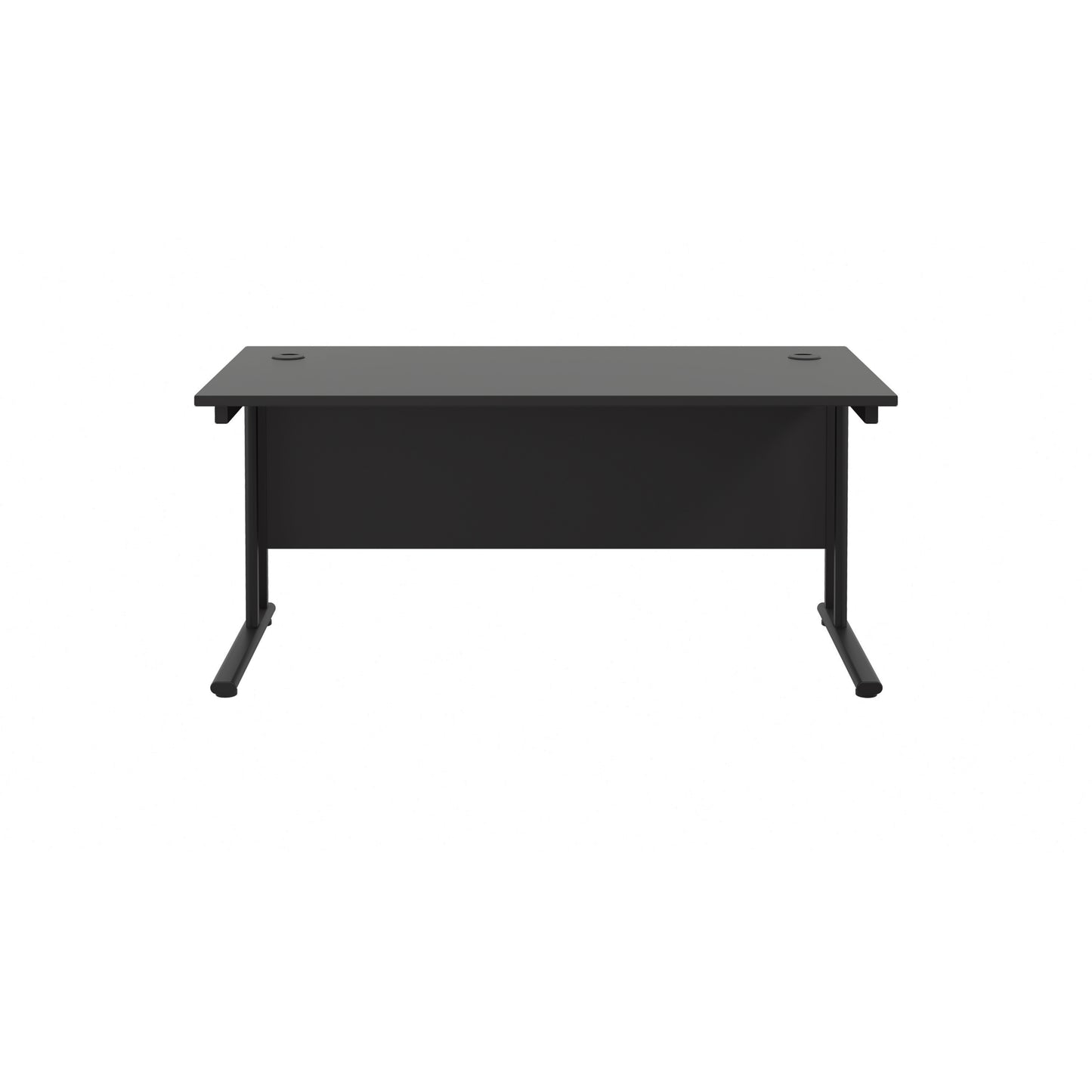 Twin Upright Rectangular Desk: 800mm Deep (FSC)