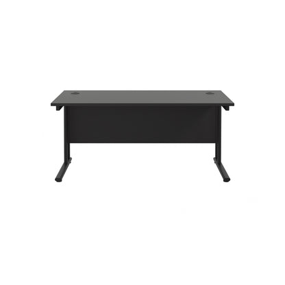 Twin Upright Rectangular Desk: 800mm Deep (FSC)