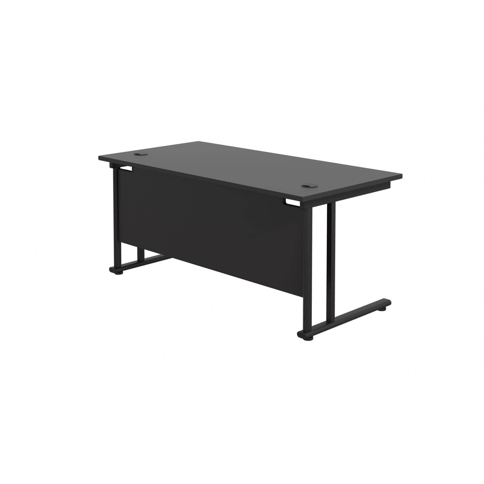 Twin Upright Rectangular Desk: 800mm Deep (FSC)