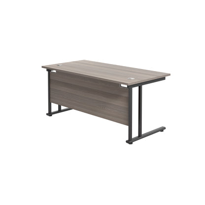Twin Upright Rectangular Desk: 800mm Deep (FSC)