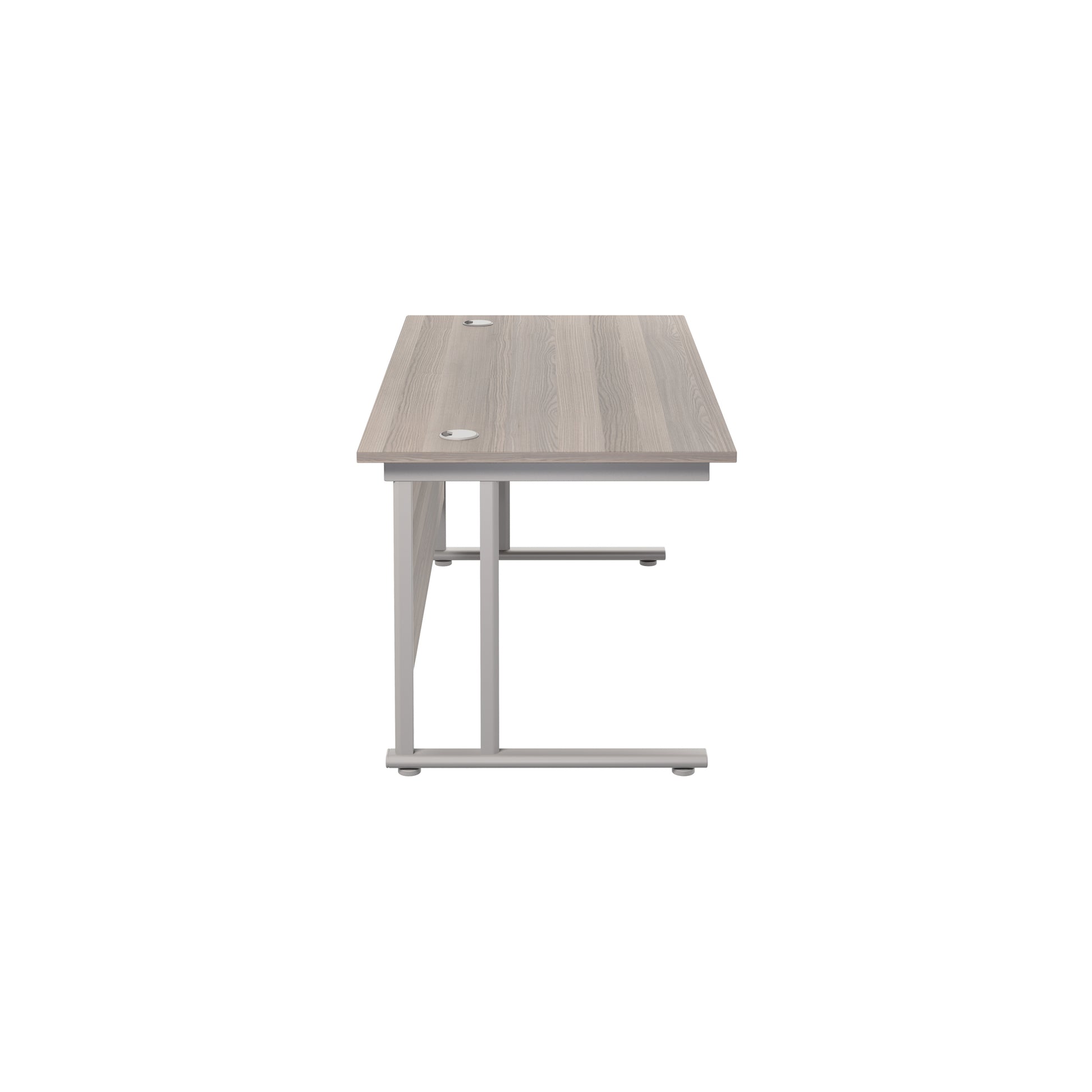 Twin Upright Rectangular Desk: 800mm Deep (FSC)