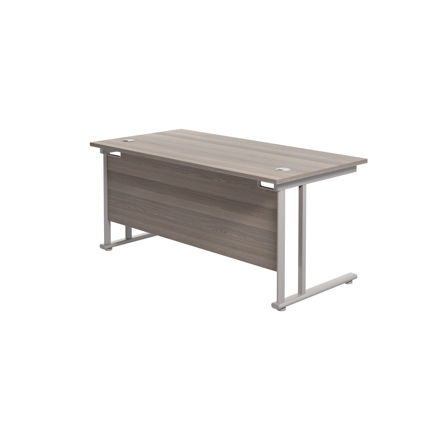 Twin Upright Rectangular Desk: 800mm Deep (FSC)