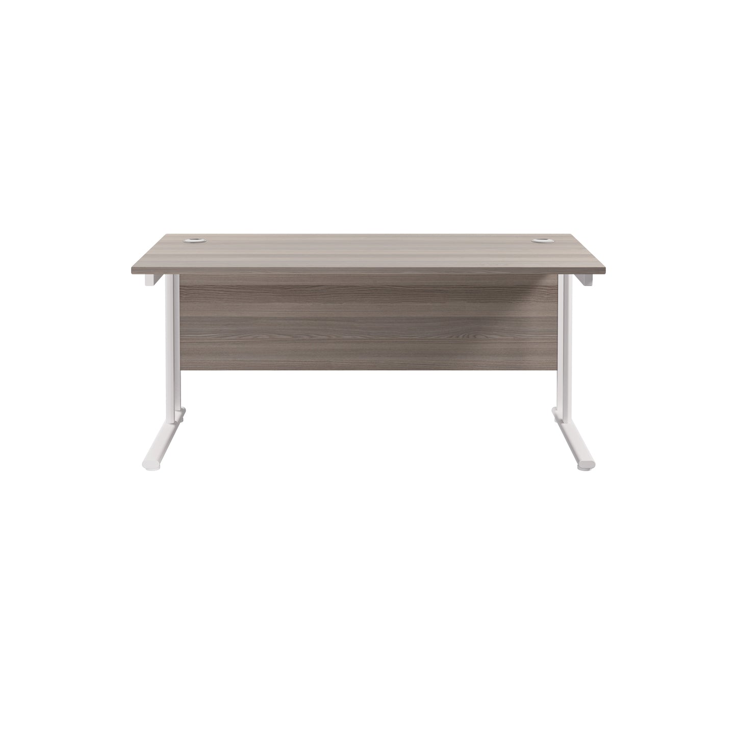 Twin Upright Rectangular Desk: 800mm Deep (FSC)