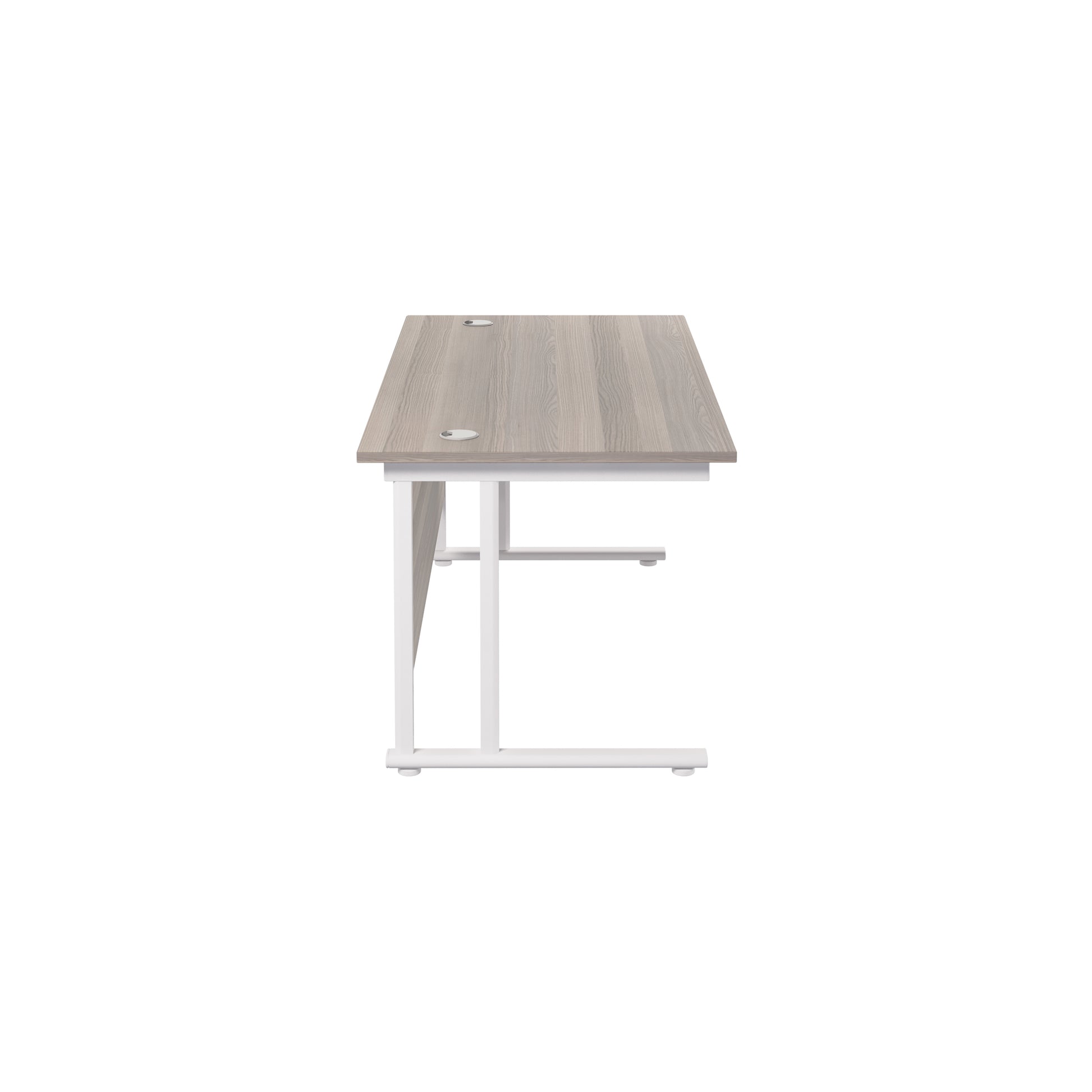 Twin Upright Rectangular Desk: 800mm Deep (FSC)